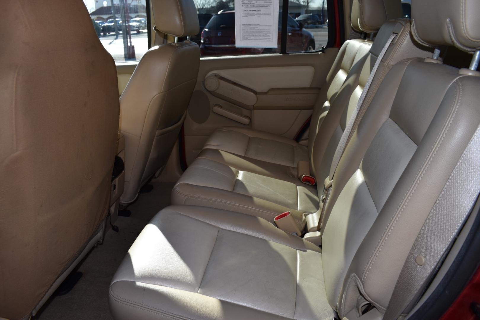 2006 Red /Tan Ford Explorer Eddie Bauer 4.0L 2WD (1FMEU64E76U) with an 4.0L V6 SOHC 16V engine, 5-Speed Automatic Overdrive transmission, located at 5925 E. BELKNAP ST., HALTOM CITY, TX, 76117, (817) 834-4222, 32.803799, -97.259003 - Photo#20
